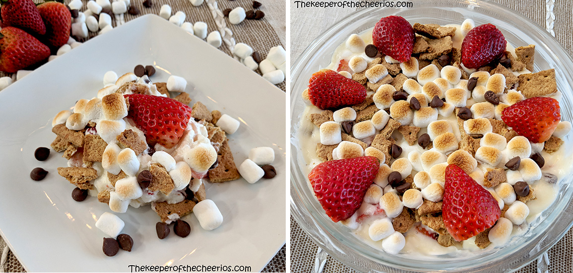 Strawberry S'mores Fluff - The Keeper of the Cheerios