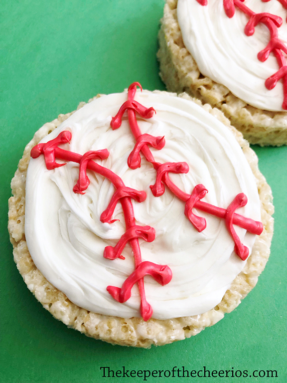 Baseball Rice Krispies - The Keeper of the Cheerios