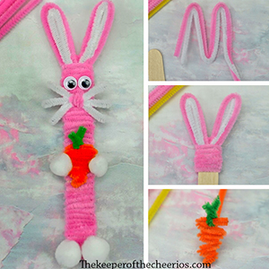 craft stick bunny smm