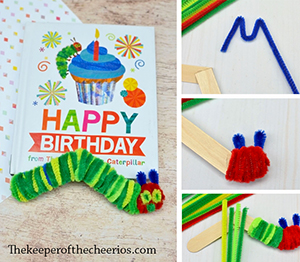 hungry caterpillar craft sticks smm