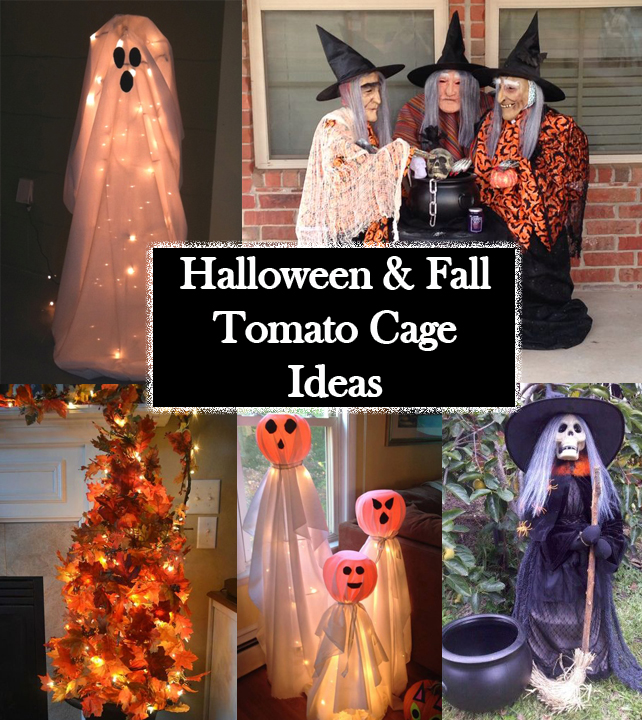 halloween-and-fall-tomato-cage-ideas