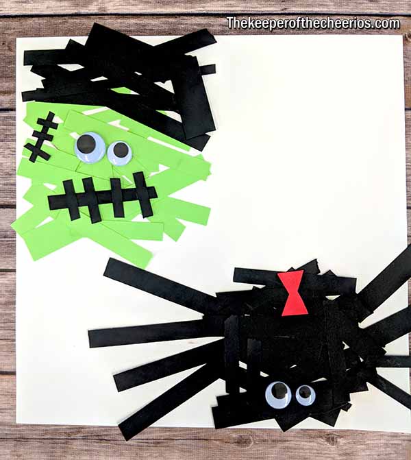 Halloween Scrap Paper Craft - The Keeper of the Cheerios