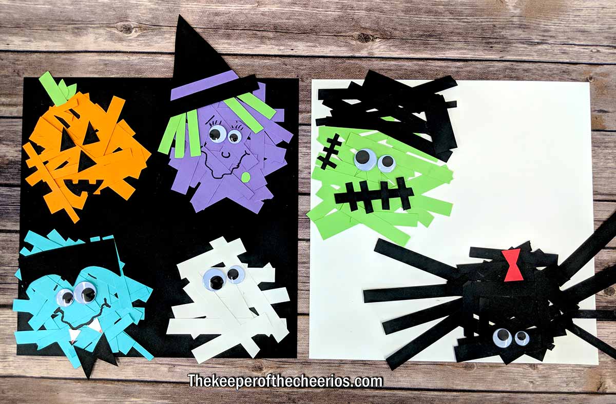Halloween Scrap Paper Craft - The Keeper of the Cheerios