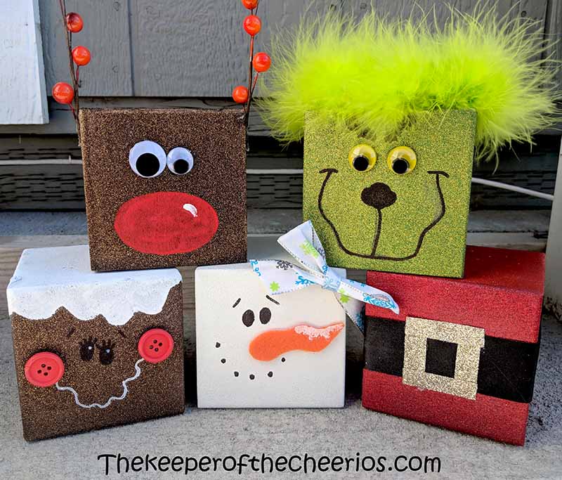 Christmas Craft Blocks - The Keeper of the Cheerios