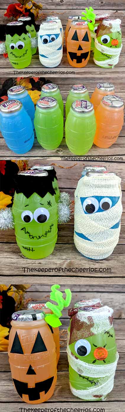 Halloween Juice Bottles - The Keeper of the Cheerios