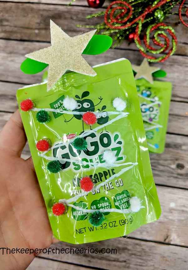 Applesauce Christmas Tree - The Keeper of the Cheerios