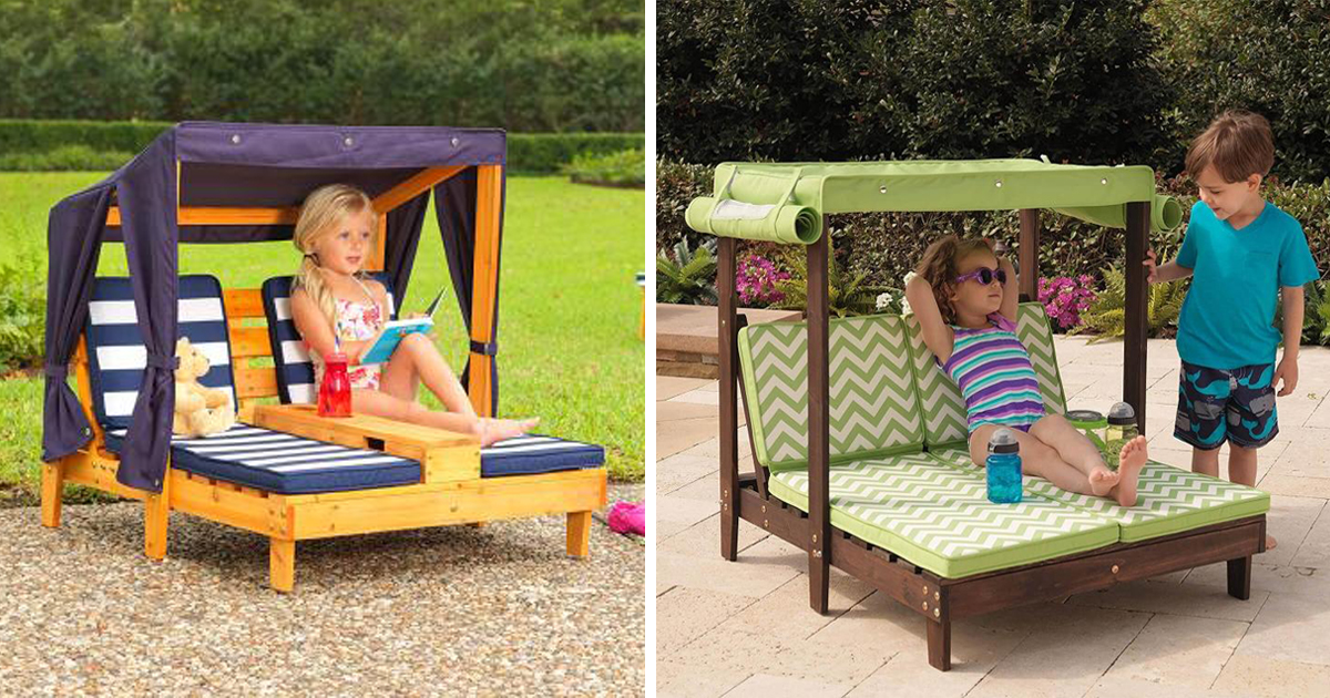 Kids Outdoor Lounger Patio Furniture, Kidkraft Outdoor Furniture