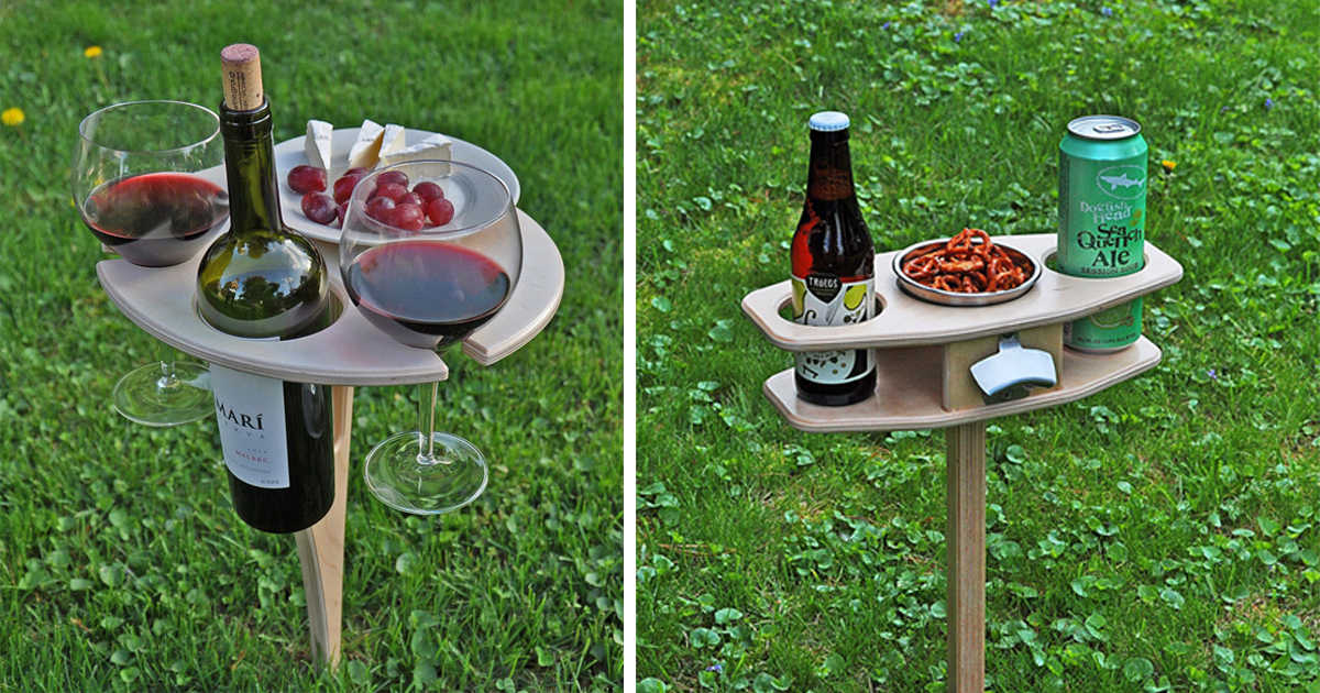 Outdoor Wine Tables The Keeper of the Cheerios