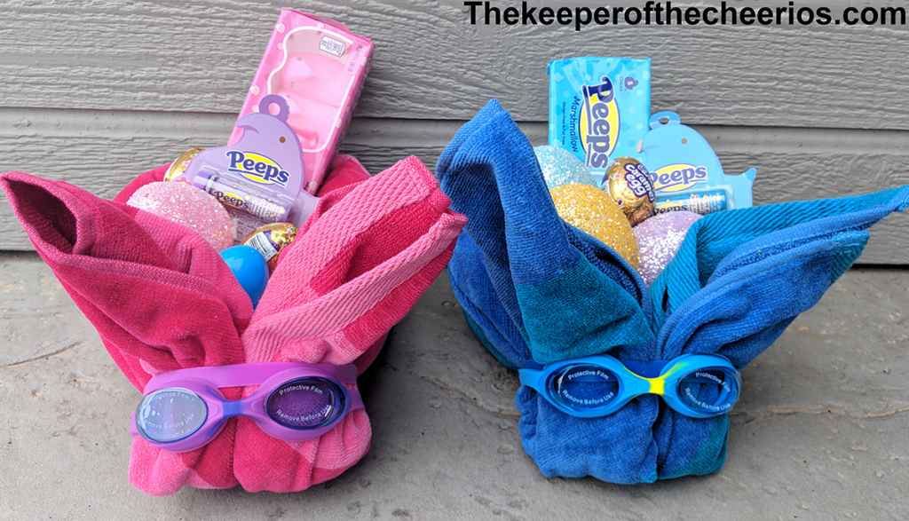 Towel Easter Bunny Basket The Keeper of the Cheerios