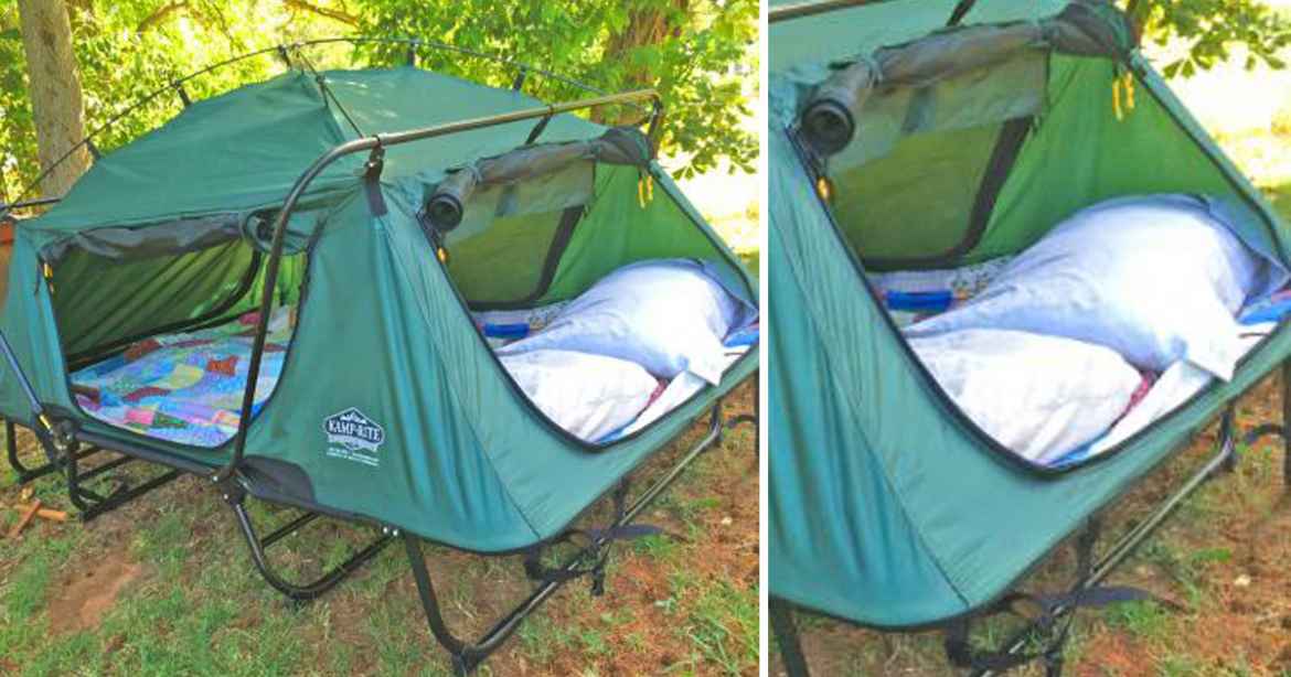 Stay Warm When Camping With This Double Tent Cot The Keeper of the