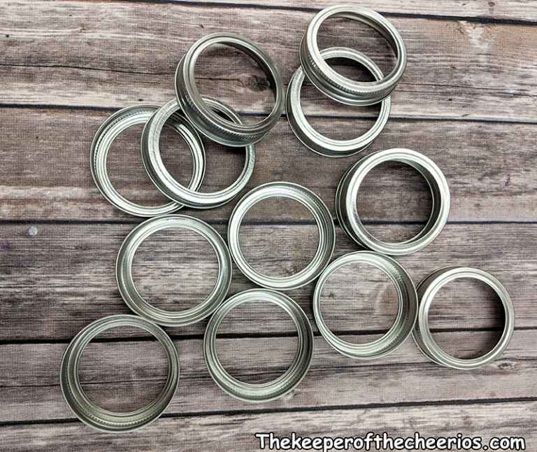 Mason Jar Ring Sunflowers The Keeper of the Cheerios