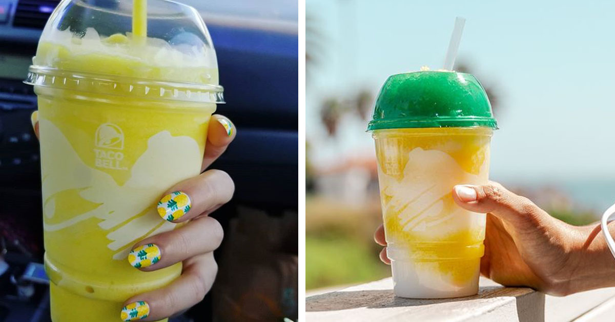 Taco Bell Now Has A Pineapple Whip Freeze And It Looks Amazing! The