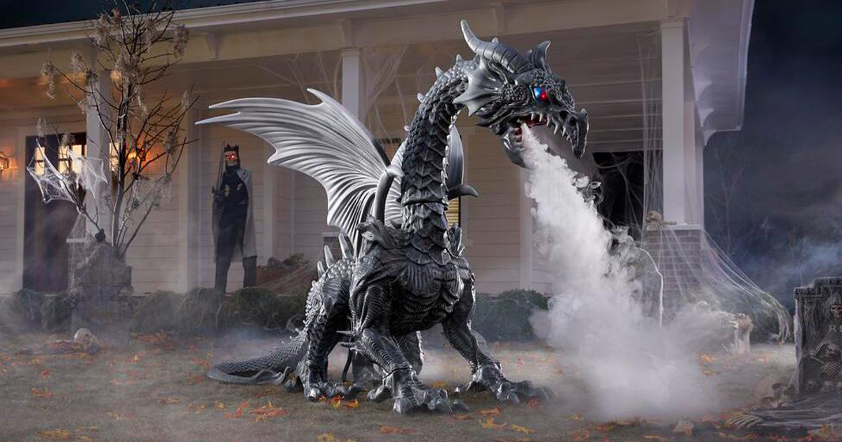 Check Out This Giant Fog Breathing Dragon You Can Get For ...