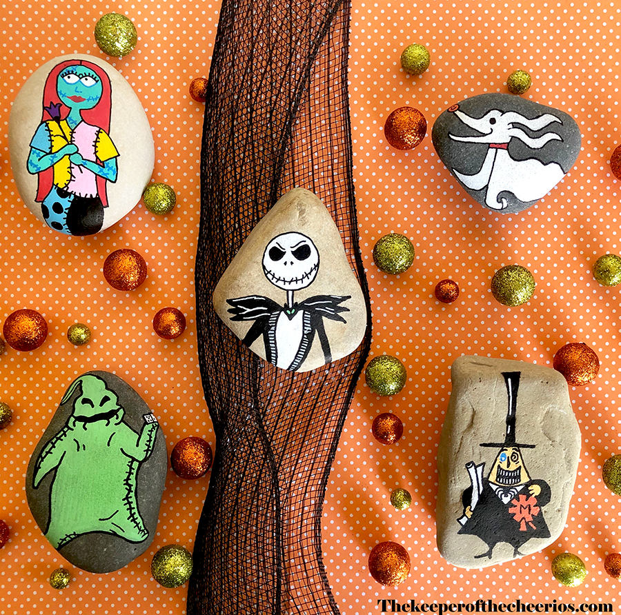 nightmare-before-christmas-hand-painted-rocks