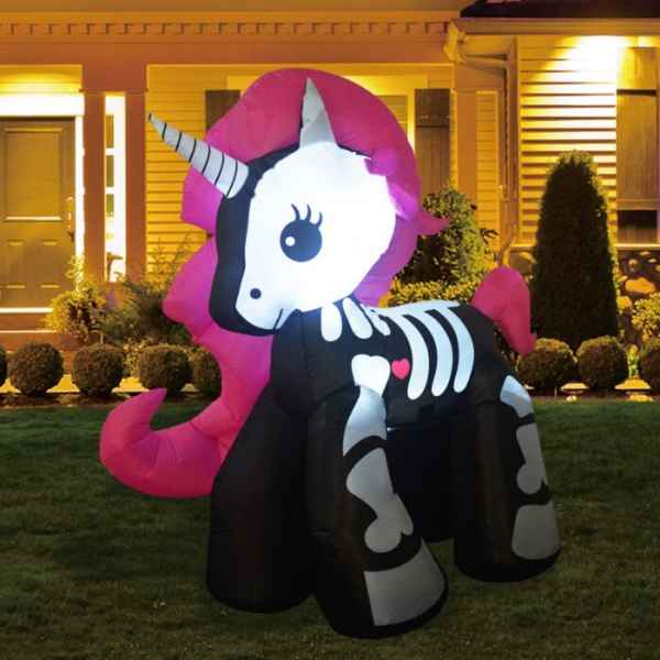 unicorn skeleton figure