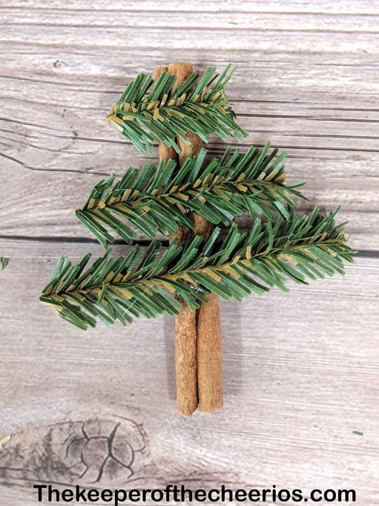Cinnamon Stick Christmas Tree Ornaments - The Keeper of the Cheerios