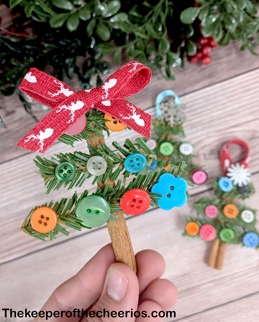 Cinnamon Stick Christmas Tree Ornaments - The Keeper of the Cheerios