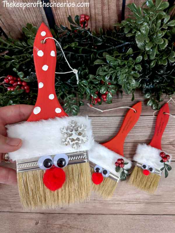 Paintbrush Santa Ornament The Keeper Of The Cheerios paintbrush-santa-ornament-the-keeper-of-the-cheerios
