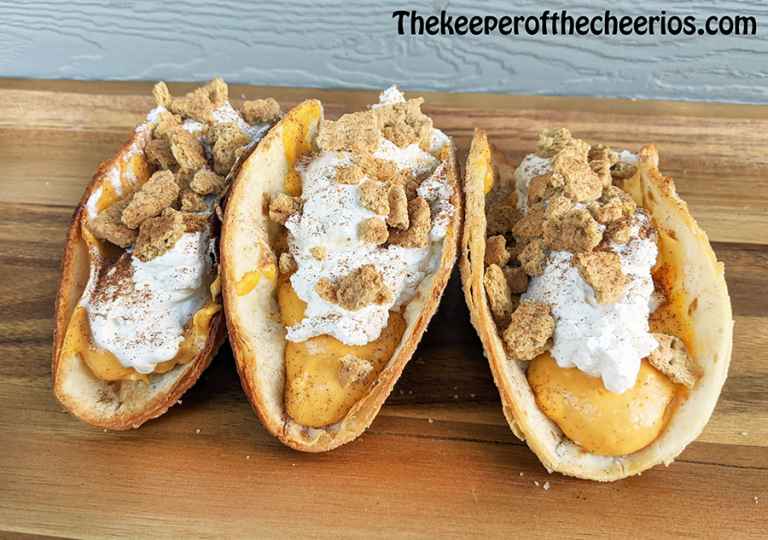 Pumpkin Pie Dessert Tacos The Keeper of the Cheerios