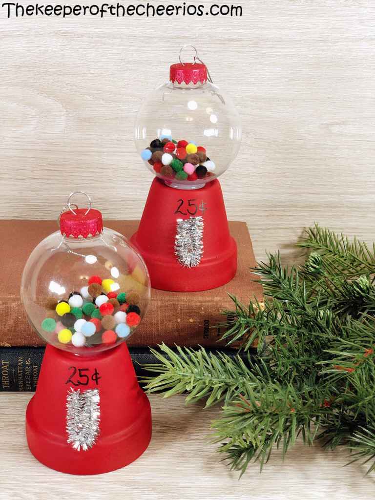 Gumball Machine Christmas Ornament 