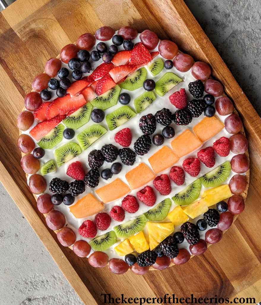 Easter Egg Fruit Pizza The Keeper of the Cheerios
