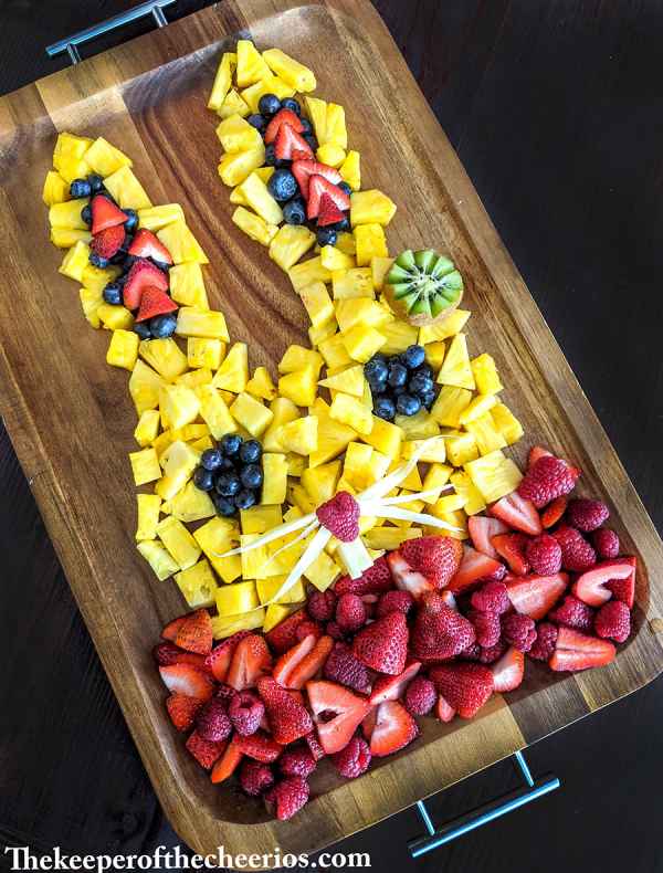 Easter Bunny Fruit Tray The Keeper of the Cheerios