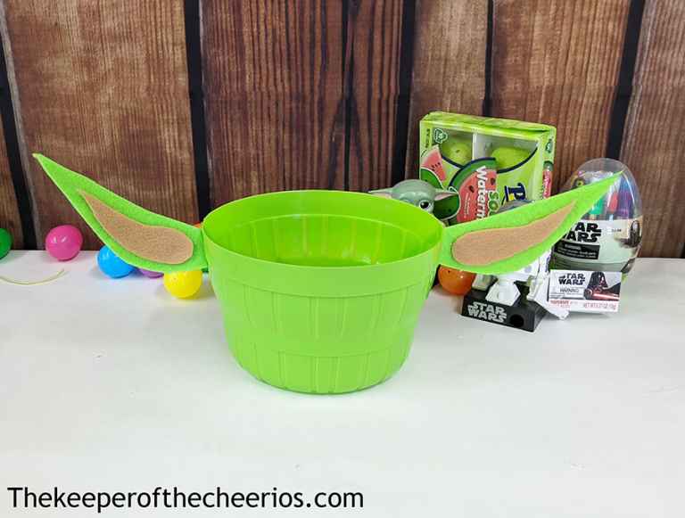 DIY Baby Yoda Easter Basket The Keeper of the Cheerios