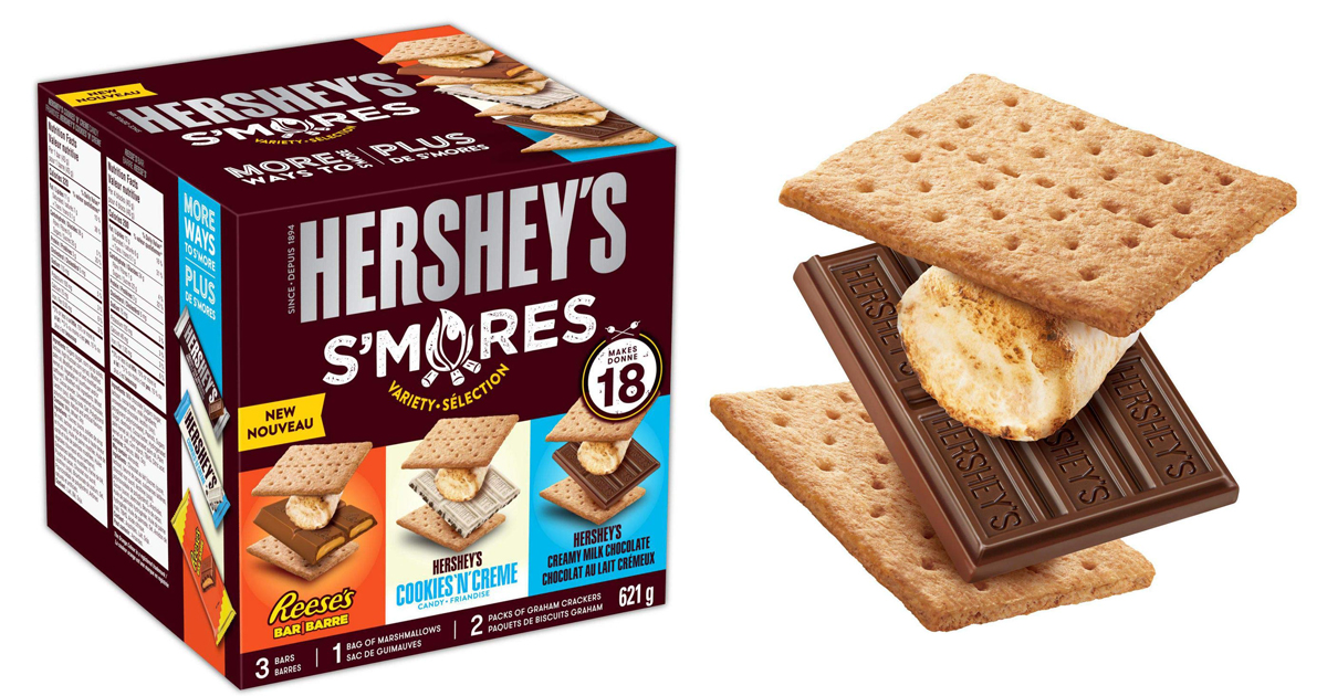 Hershey’s Has A New S’Mores Variety Kit Just In Time For Summer Camping.