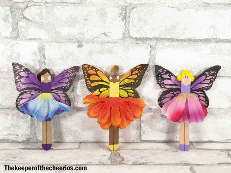 Craft Stick Fairies The Keeper of the Cheerios