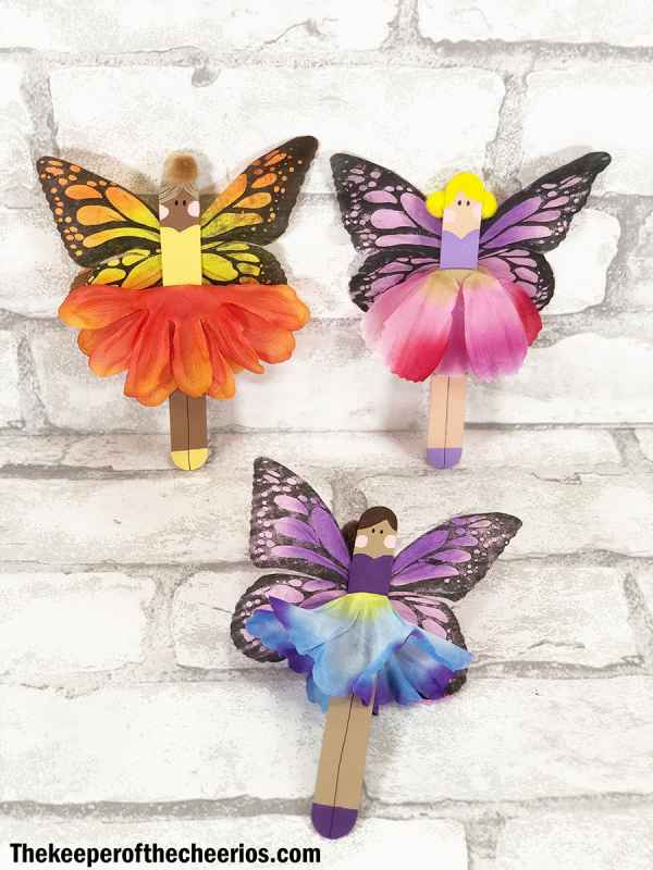 Craft Stick Fairies The Keeper of the Cheerios