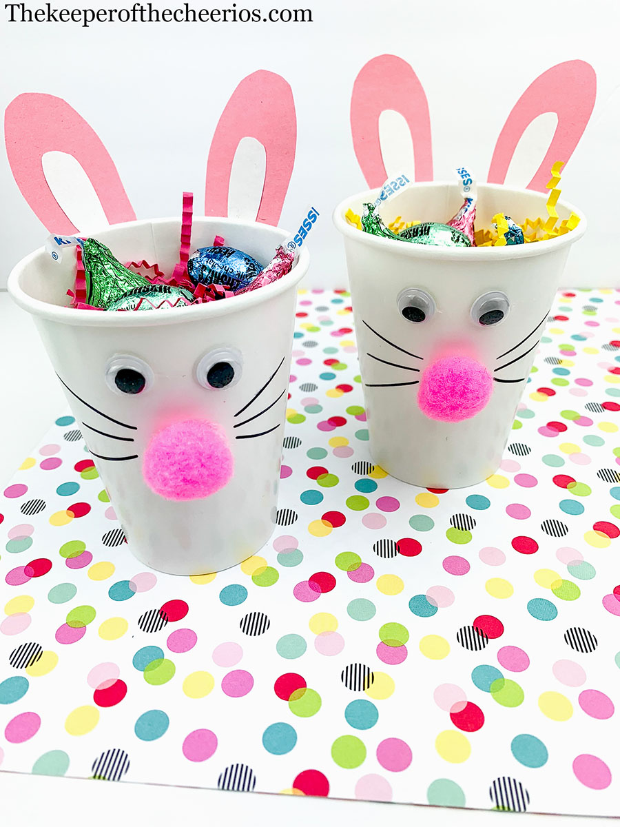 Bunny Treat Cups - The Keeper of the Cheerios