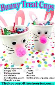 Cheek Bunny Cup and Saueer /  Doodle Bunny