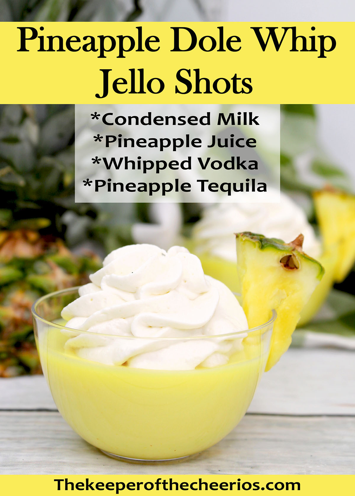 Pineapple Dole Whip shots 1