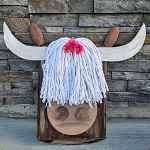 highland cow door hang smmm