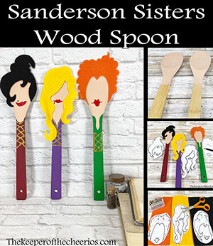 sanderson sisters wood spoons smm
