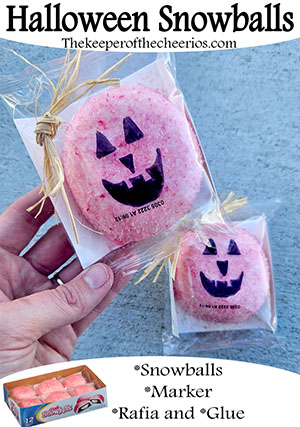 Halloween snowballs smmm