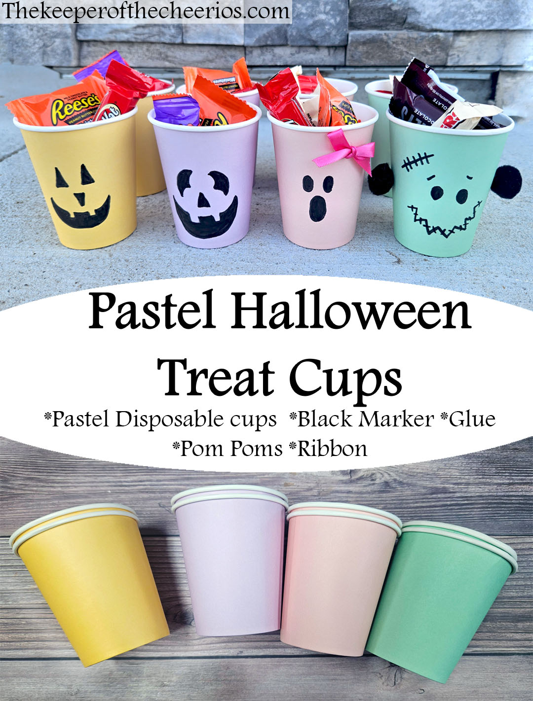 pastel halloween treat cups 1