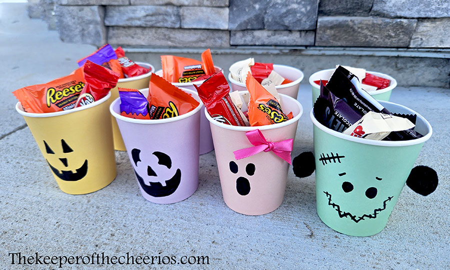 pastel halloween treat cups 2